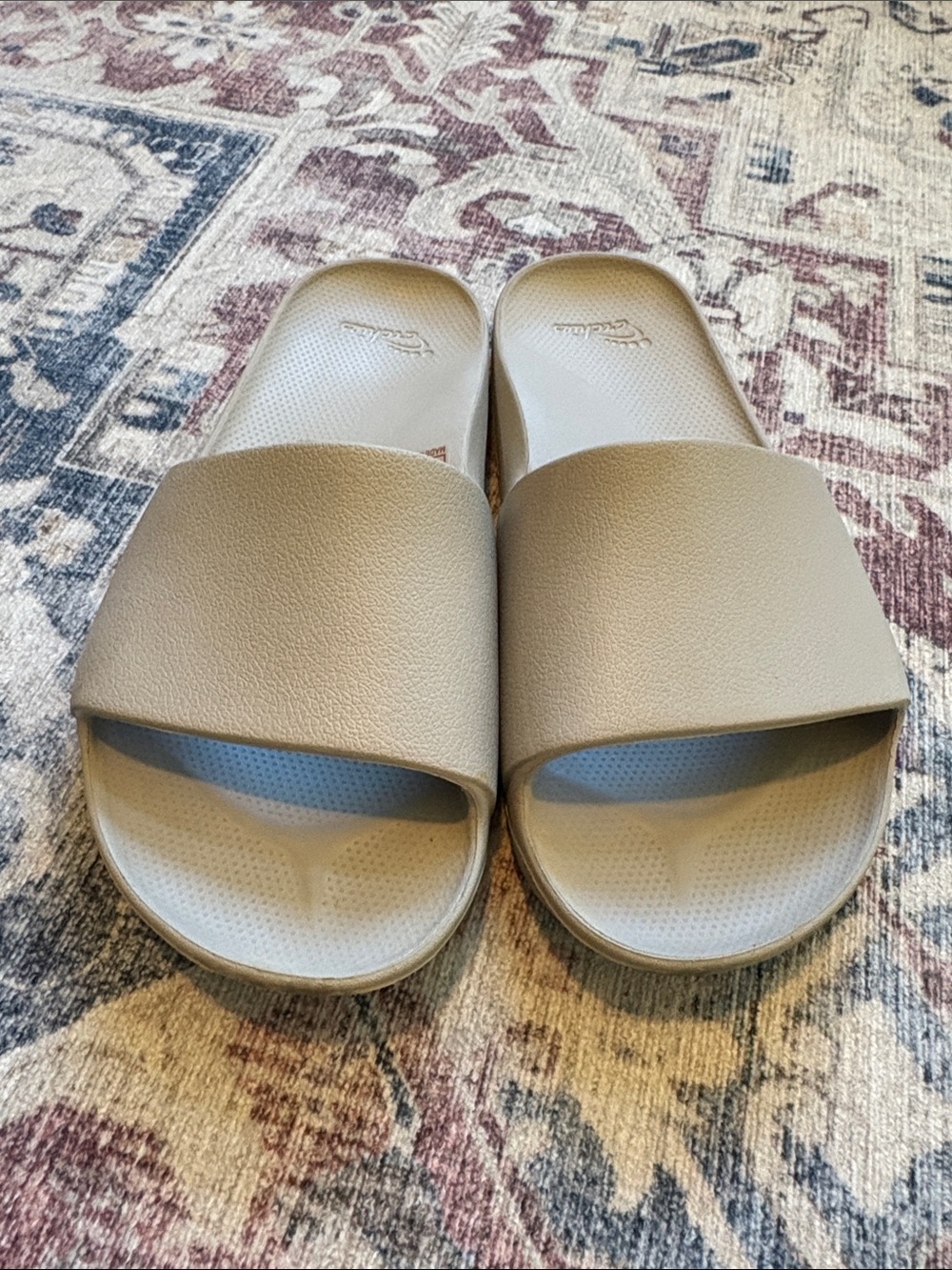 Archie’s - Neutral Taupe Slide Sandals for Women - Comfortable Everyday Slides - Picture 3 of 4